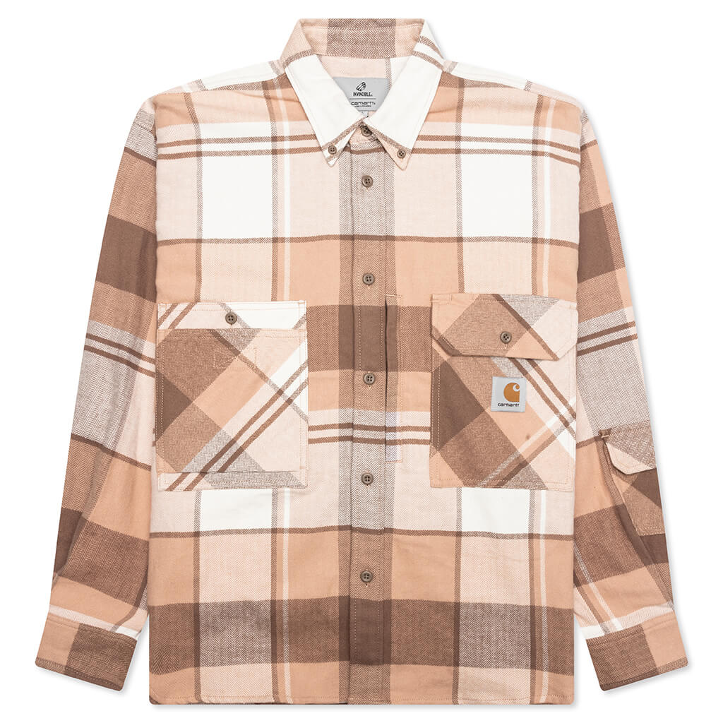 L/S Work Shirt Max - Coca Mocha