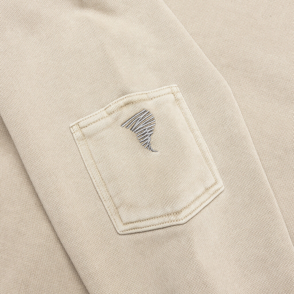 Pigment Dyed Sweatshirt - Simply Taupe
