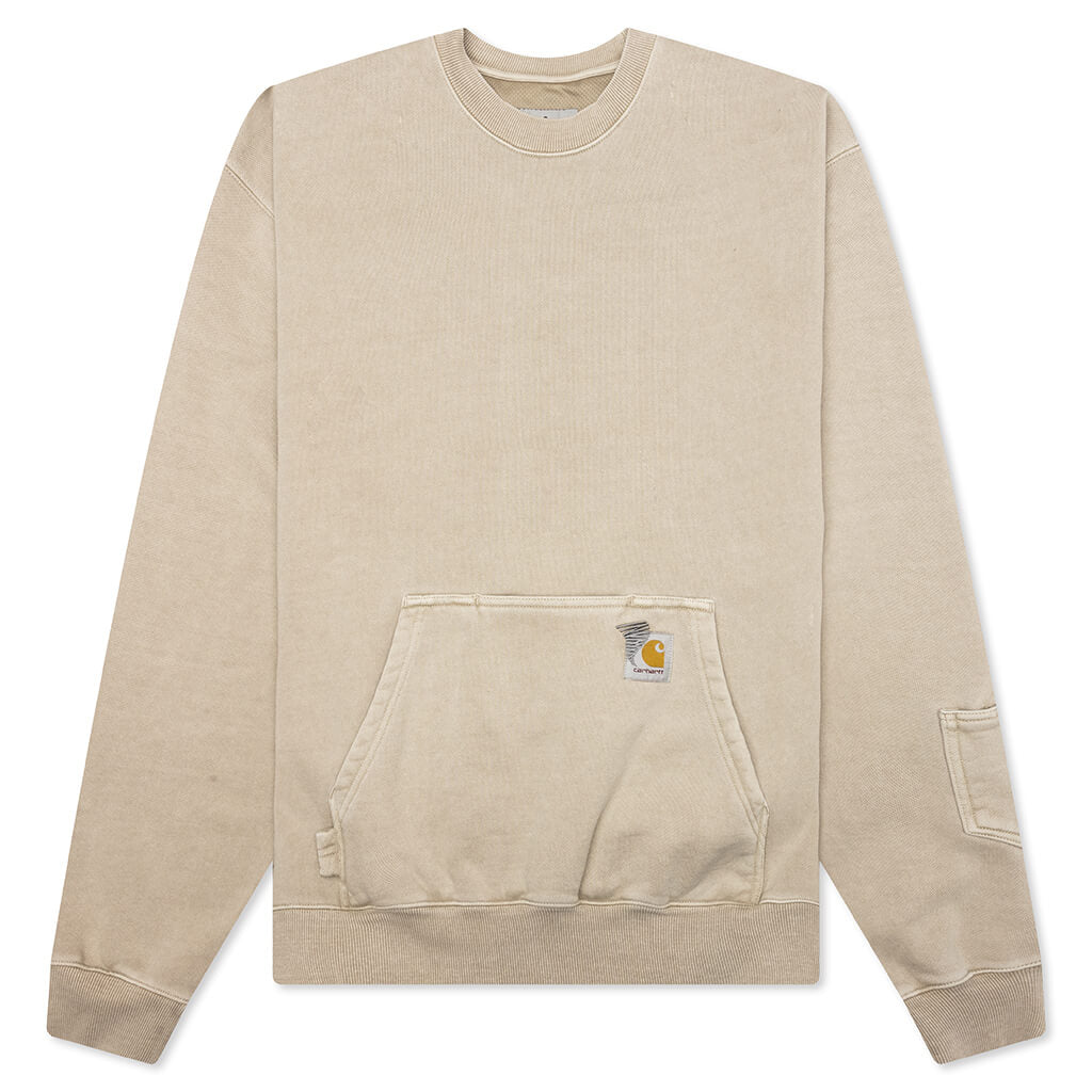 Pigment Dyed Sweatshirt - Simply Taupe