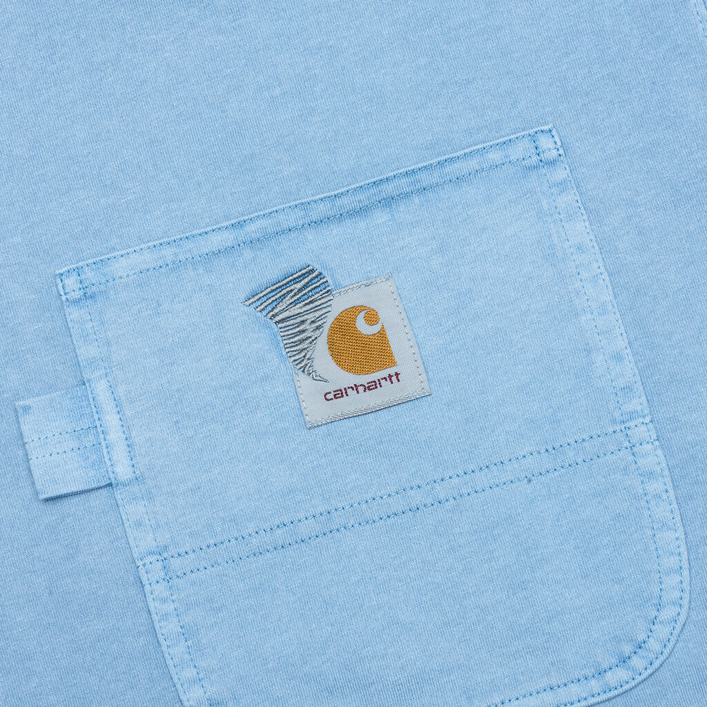 S/S Pigment Dyed T-Shirt - Piscine