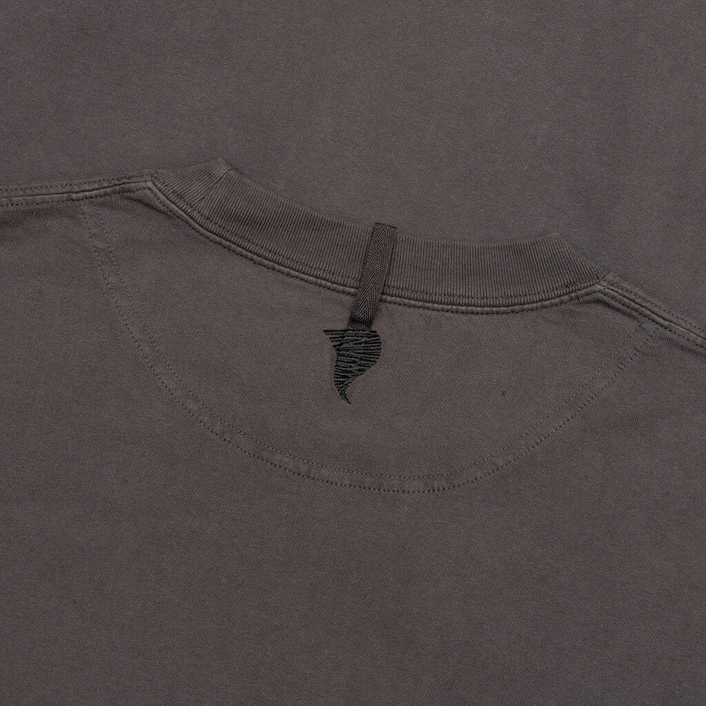 S/S Pigment Dyed T-Shirt - Soot