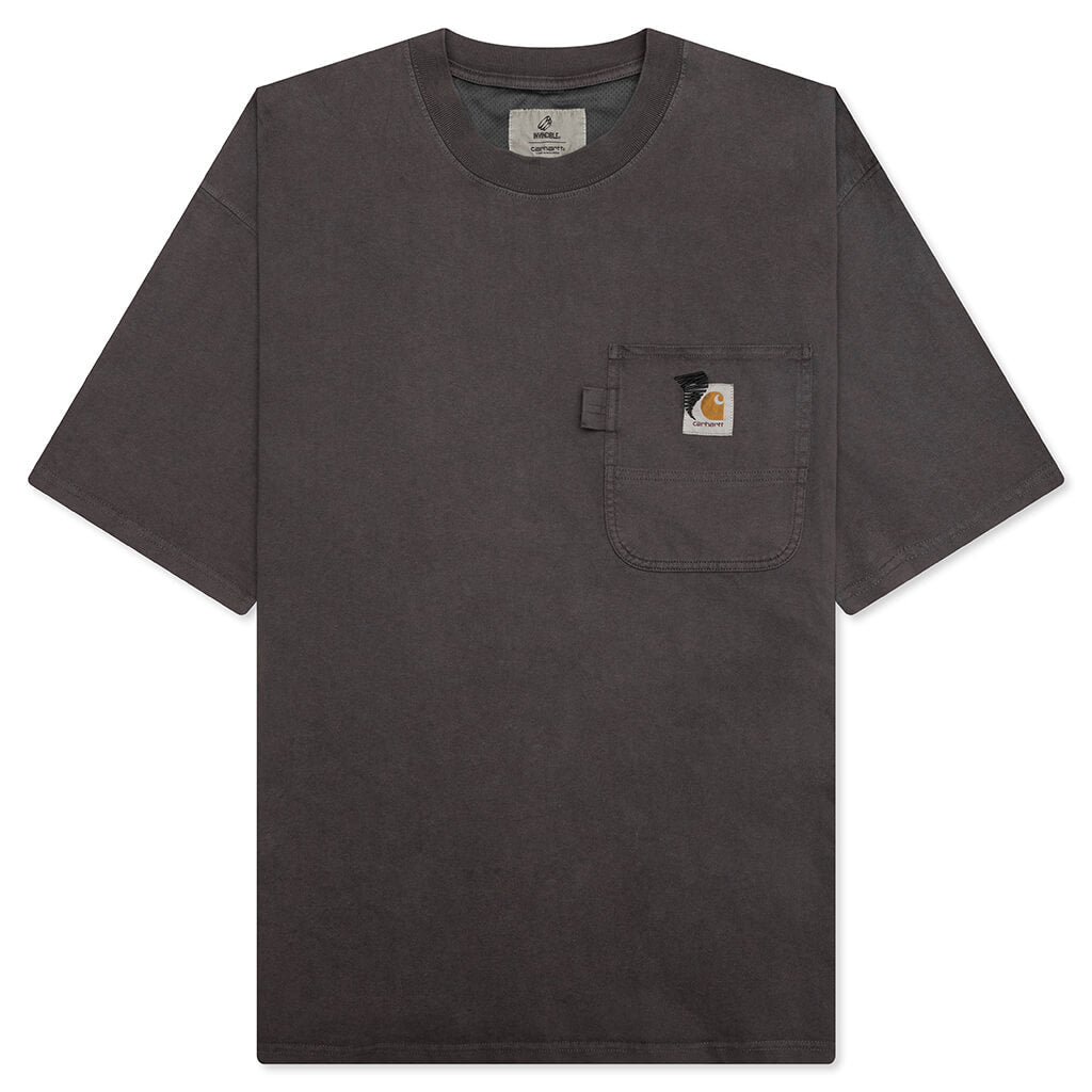 S/S Pigment Dyed T-Shirt - Soot