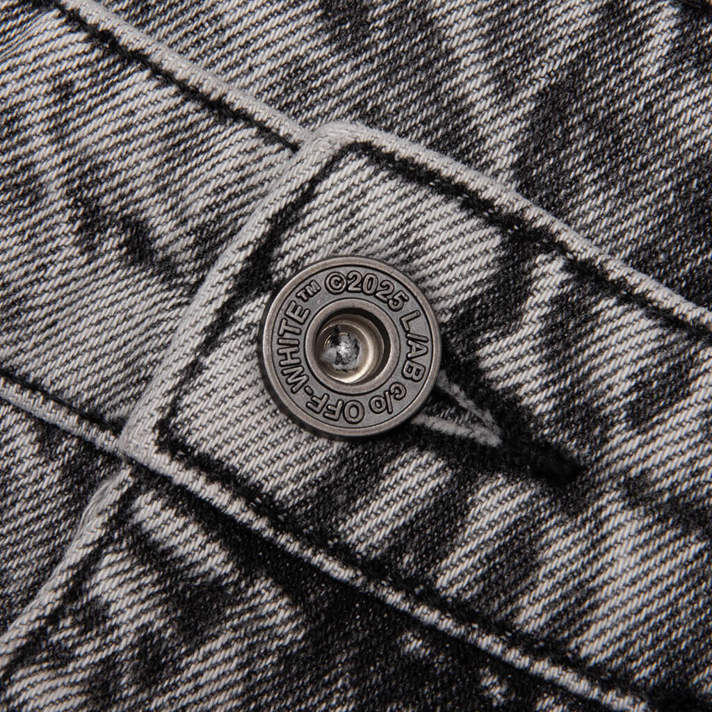 Carpenter Denim Short - Smoke Fade