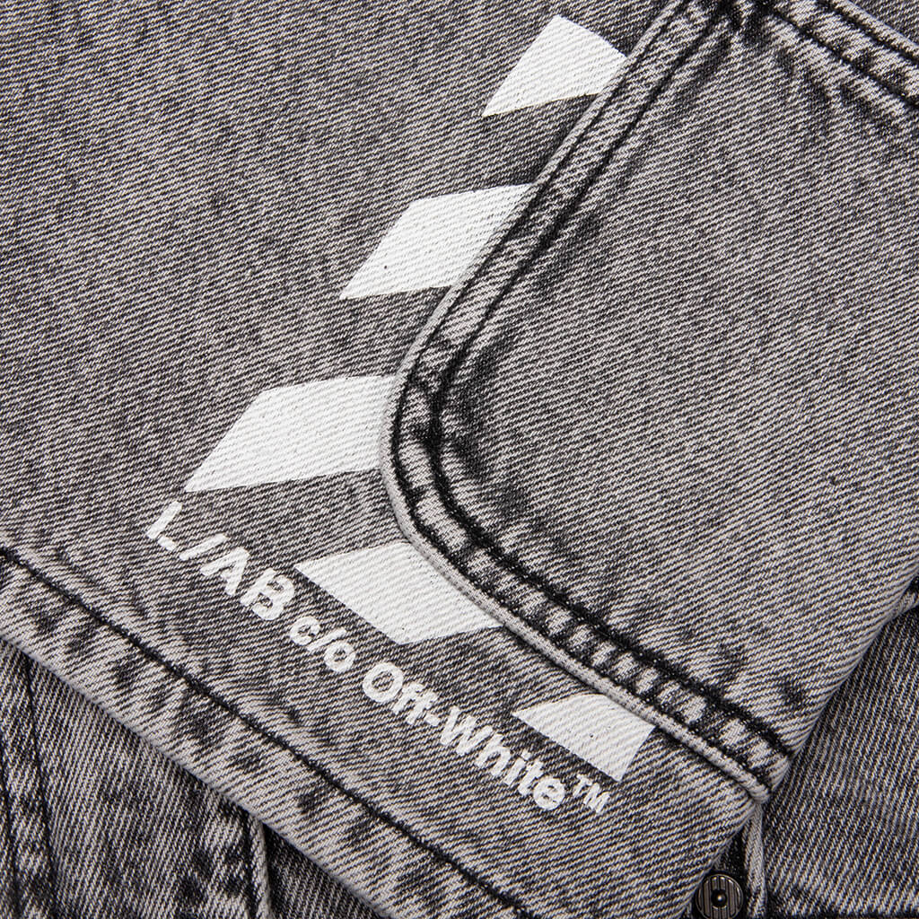 Carpenter Denim Short - Smoke Fade