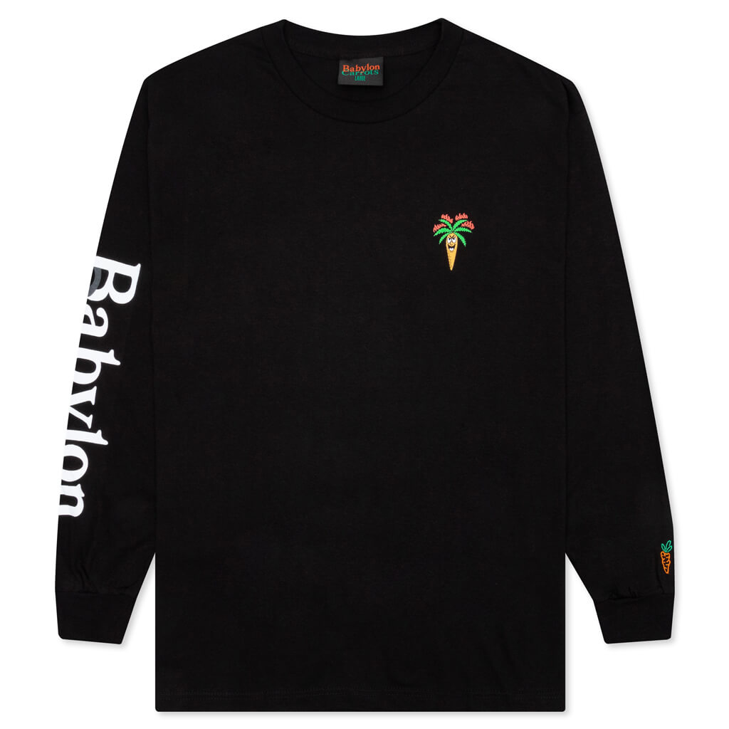 Carrot Burning L/S Tee - Black