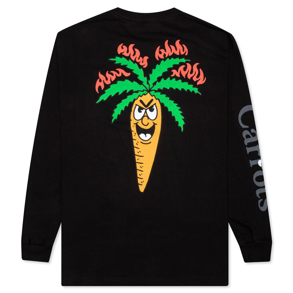 Carrot Burning L/S Tee - Black