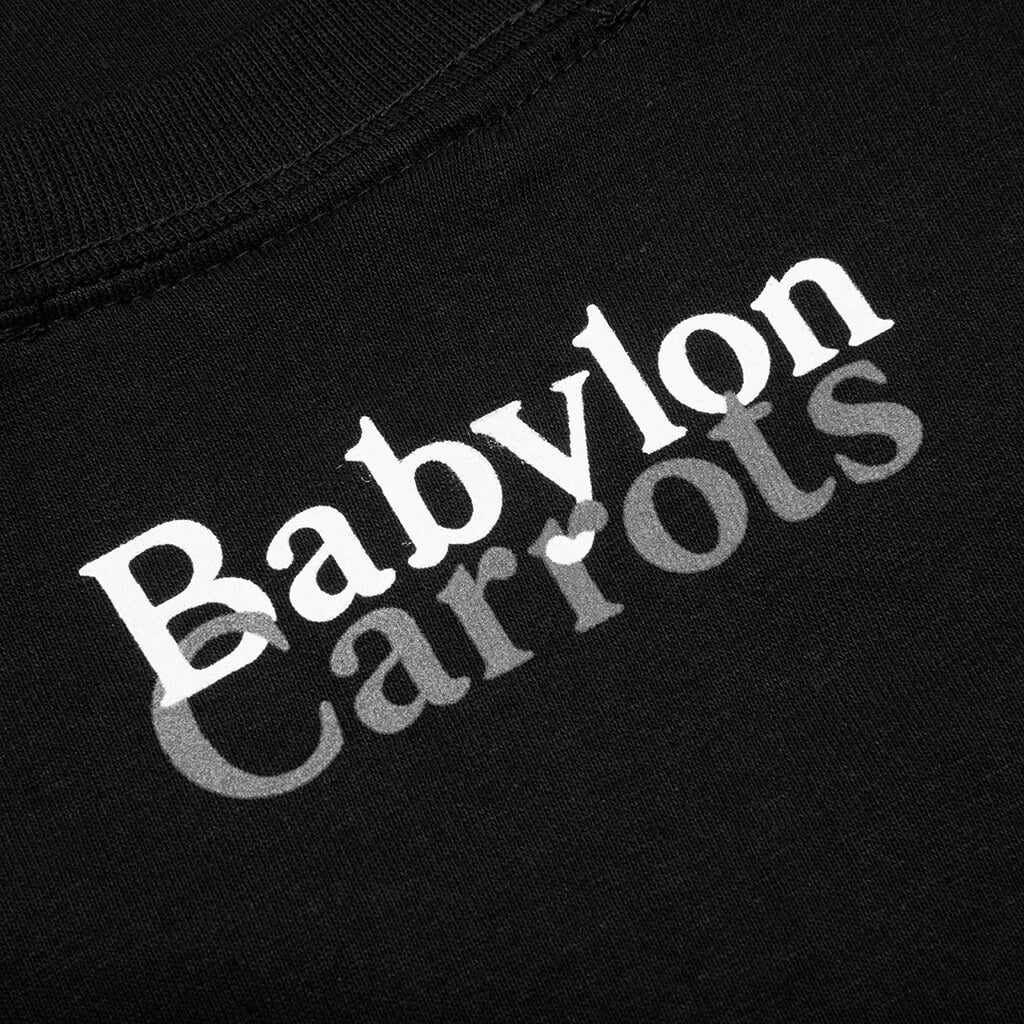 Peace Carrot Tee - Black