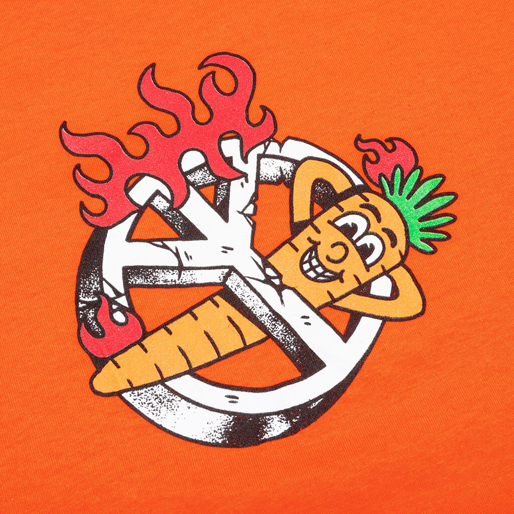 Peace Carrot Tee - Orange
