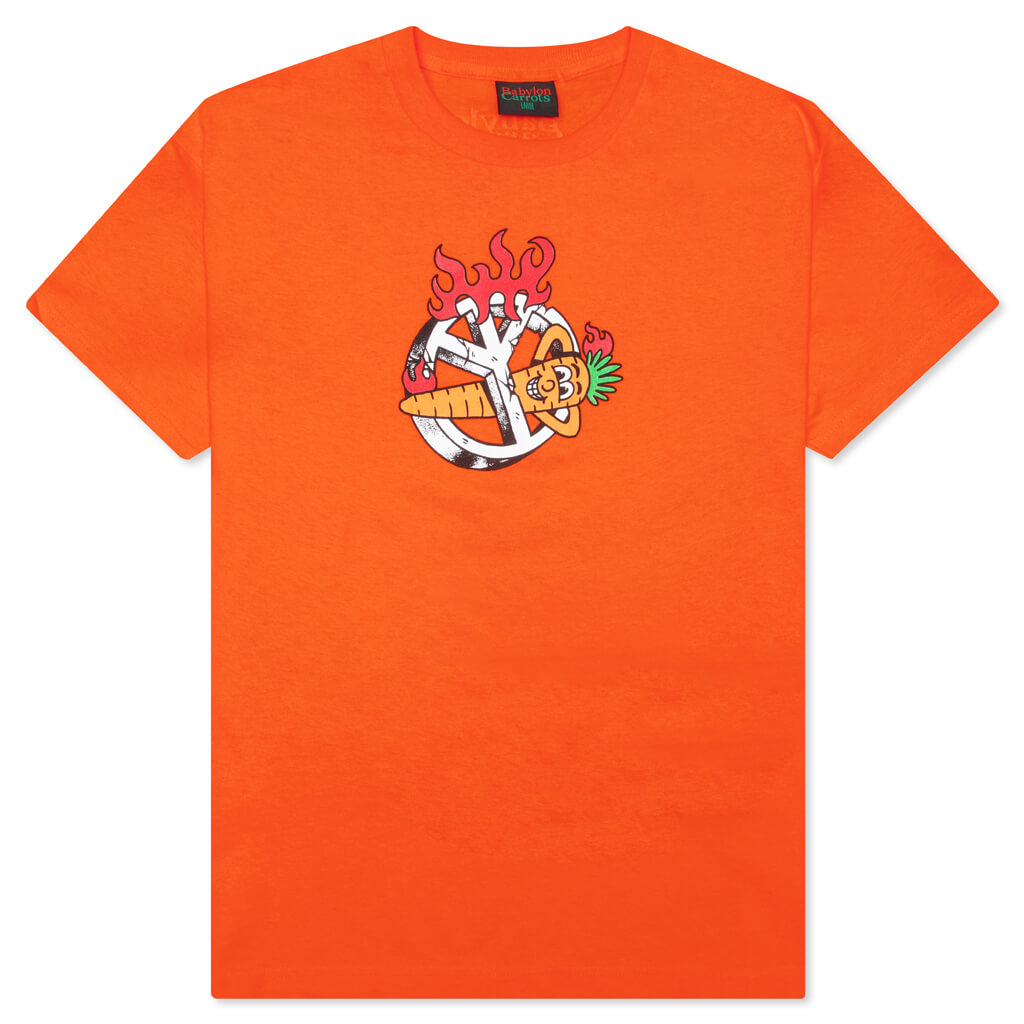 Peace Carrot Tee - Orange