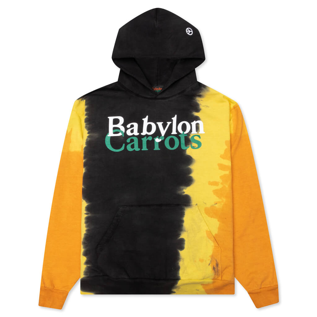 Stacked Logo Hoodie - Orange