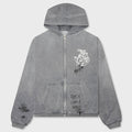 Carrying The Message Zip Hoodie - Gray