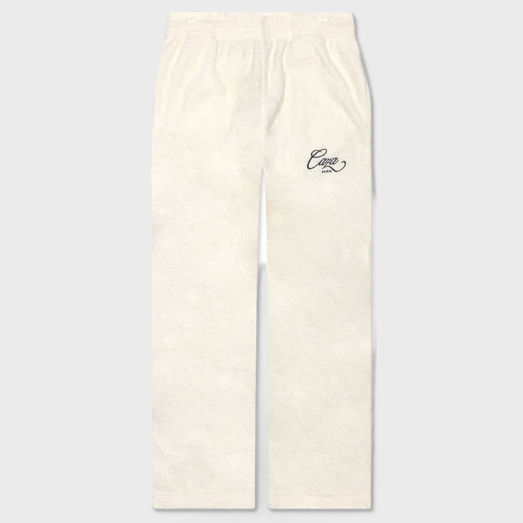 Caza Terry Track Pant - Off White