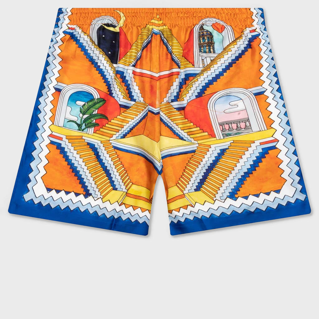 Escalier Infini Silk Shorts - Multi