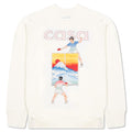Fuji Ping Pong Printed Sweatshirt - Off White
