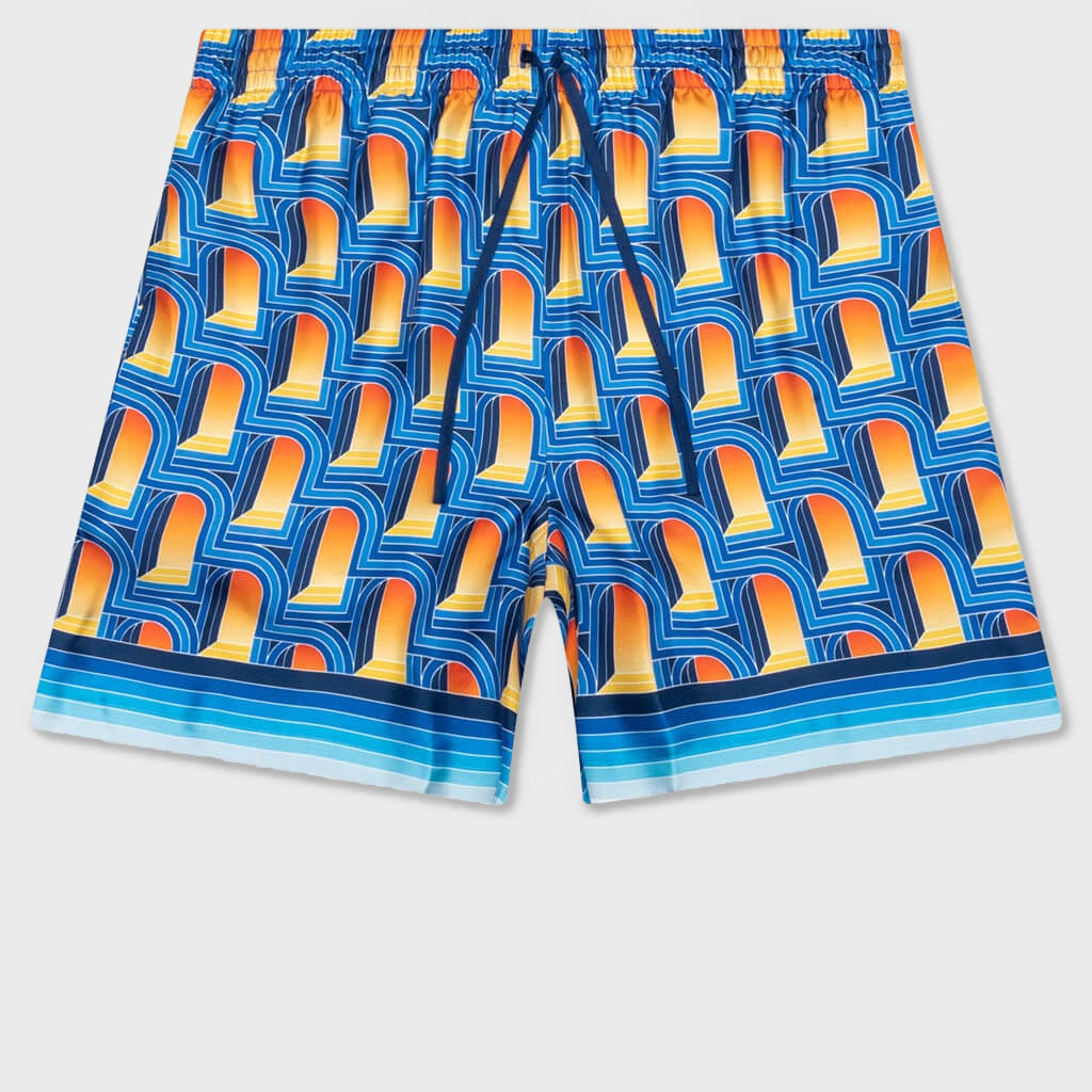 L'Arche De Nuit Silk Shorts - Multi