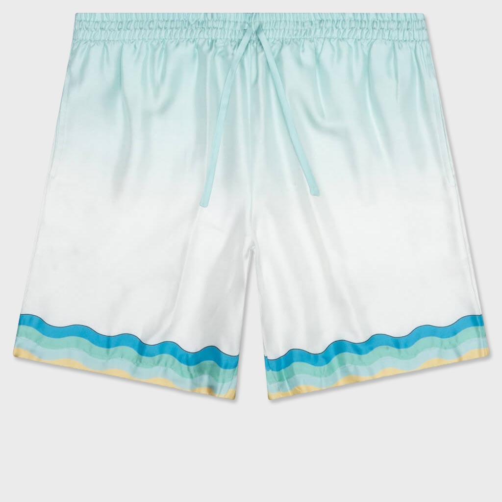 Memphis Icon Silk Shorts w/ Drawstrings - Multi