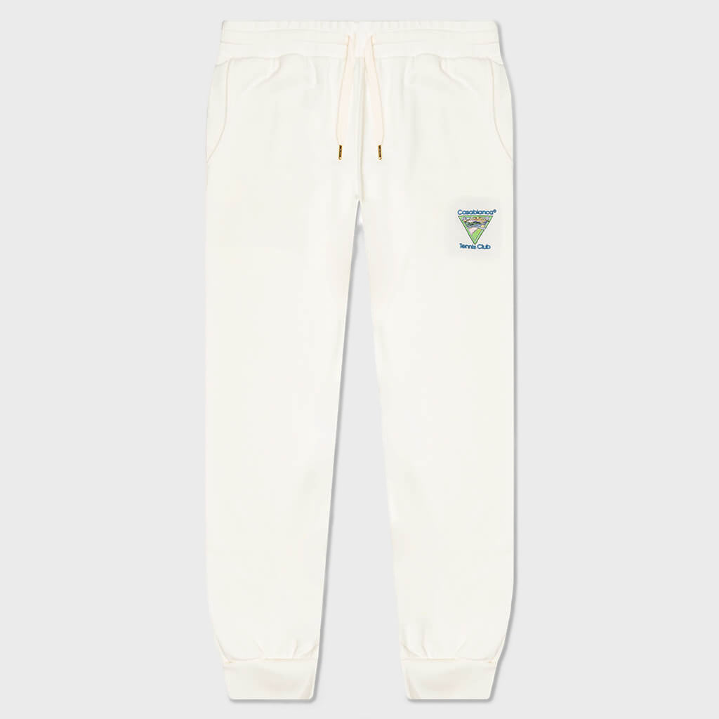 Tennis Club Icon Embroidered Sweatpant - Off White