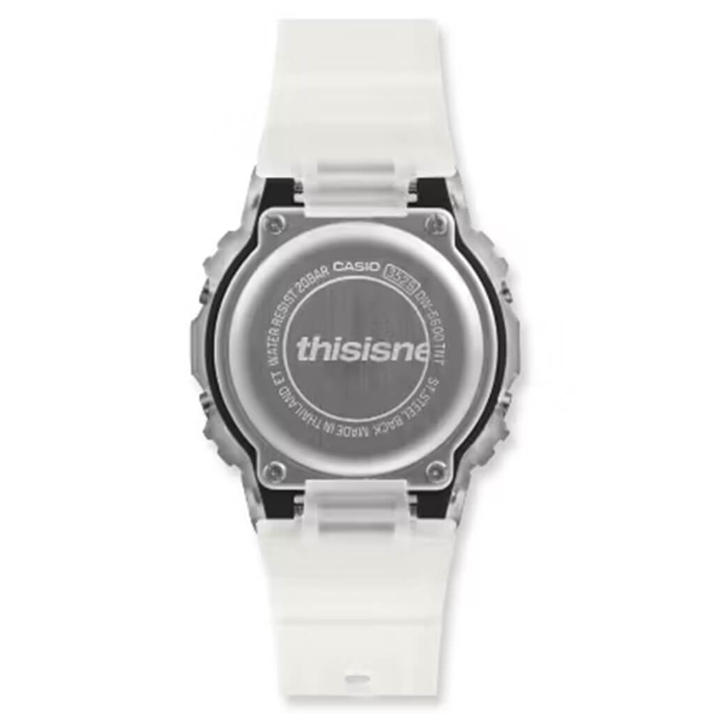 DW5600TNT-7 - Translucent White/Black