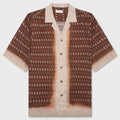 Boxy Viscose Shirt - Rust