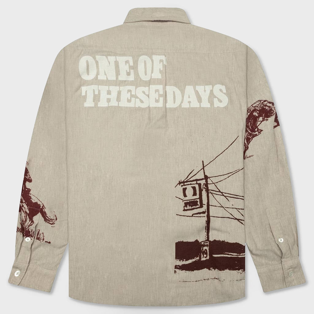 Chamois Printed Shirt - Canvas