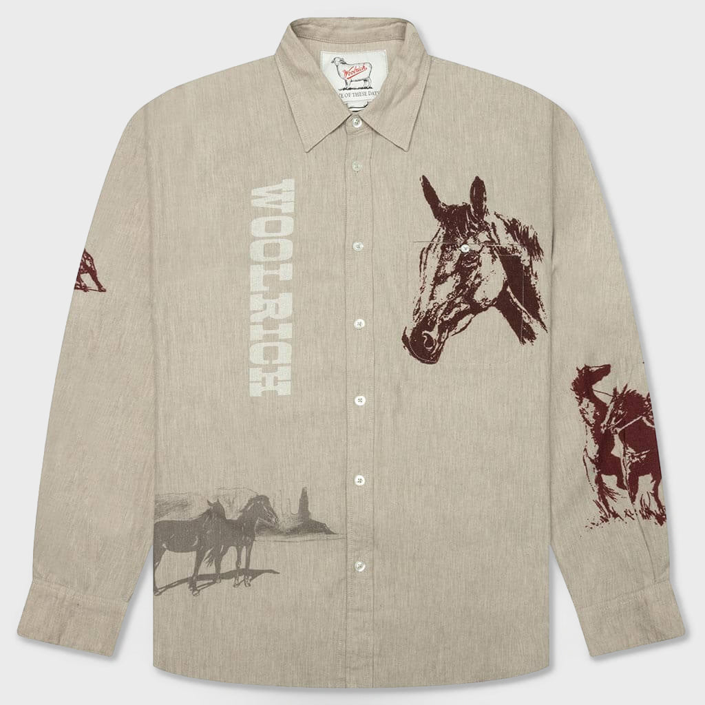 Chamois Printed Shirt - Canvas