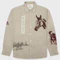 Chamois Printed Shirt - Canvas