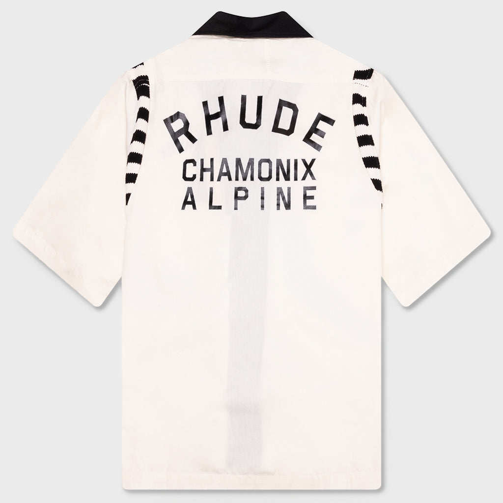 Chamonix Alpine Shirt - White/Black