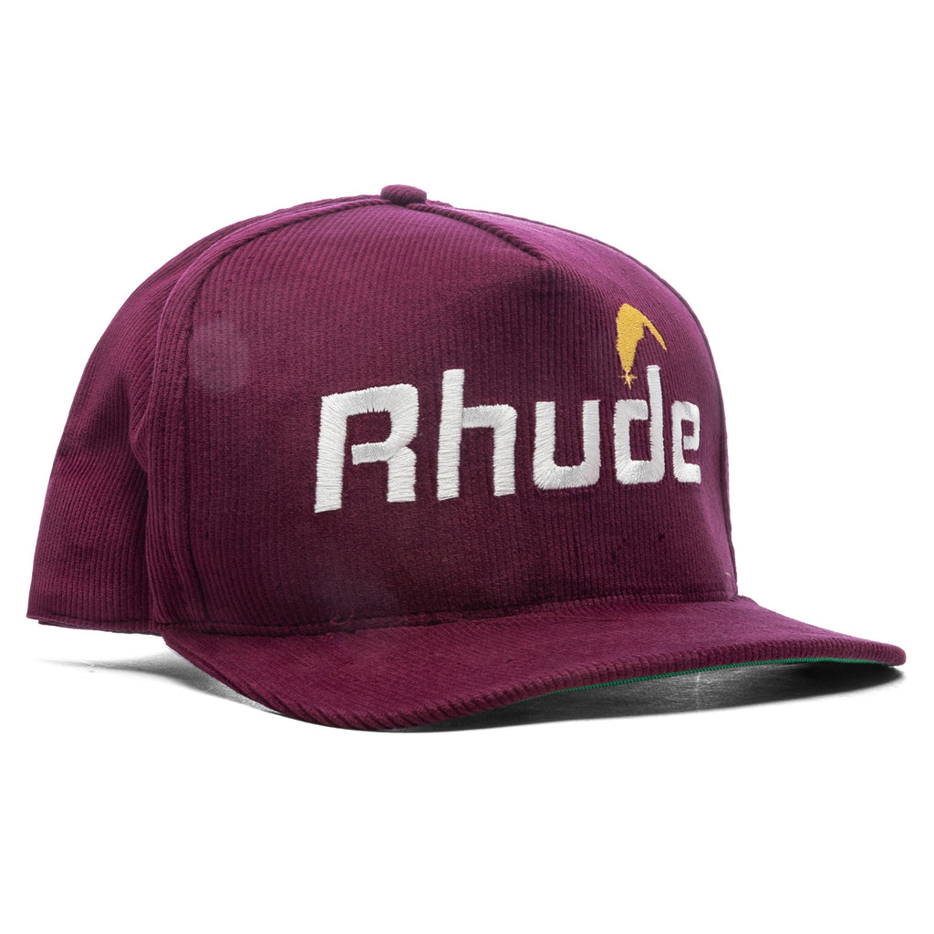 Cheval Corduroy Structure Hat - Maroon