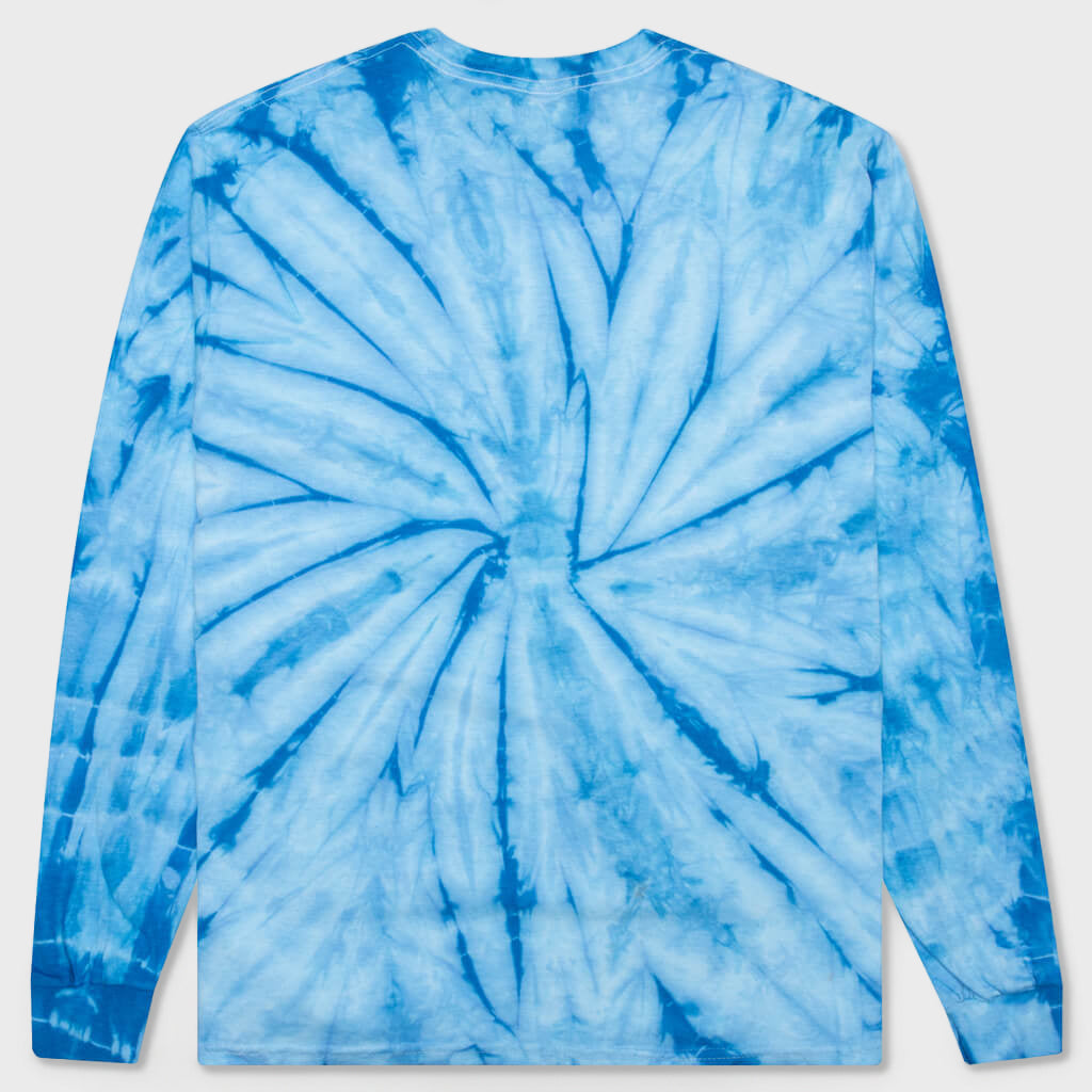 Chinatown Rainbow Rhinestone Arc Tie Dye L/S - Spiral Tie Dye