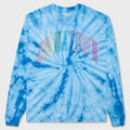 Chinatown Rainbow Rhinestone Arc Tie Dye L/S - Spiral Tie Dye