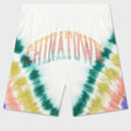 Chinatown Rhinestone Arc WGP Tie Dye Shorts - Tie Dye
