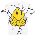 Chinatown Smiley Dry Wall Breaker Tee - White