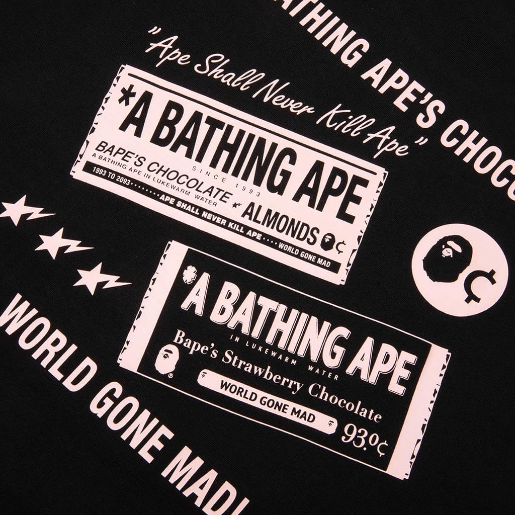 Chocolate Ape Head Tee - Black