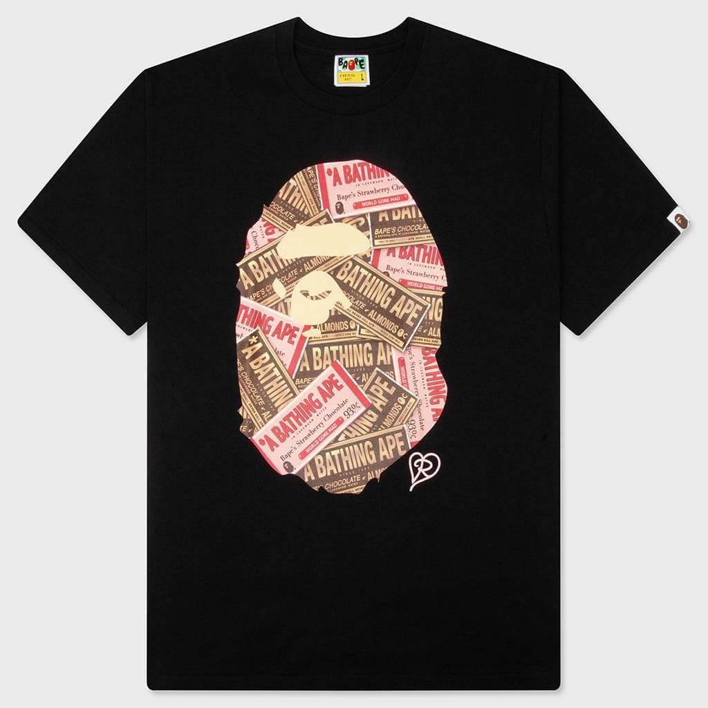 Chocolate Ape Head Tee - Black