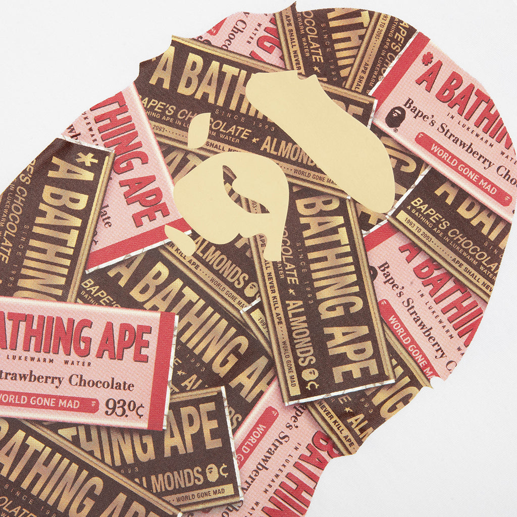 Chocolate Ape Head Tee - White