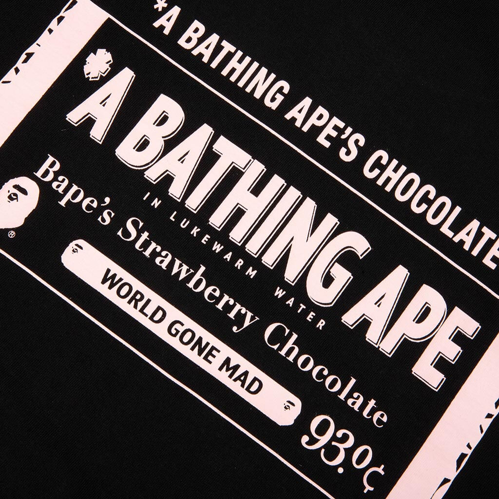 Chocolate Bar Ape Head Tee - Black