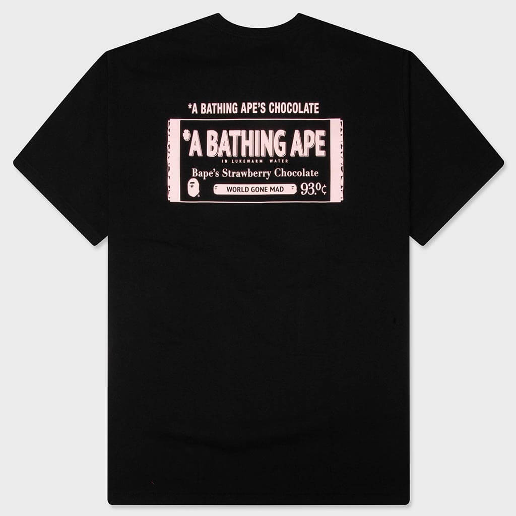 Chocolate Bar Ape Head Tee - Black