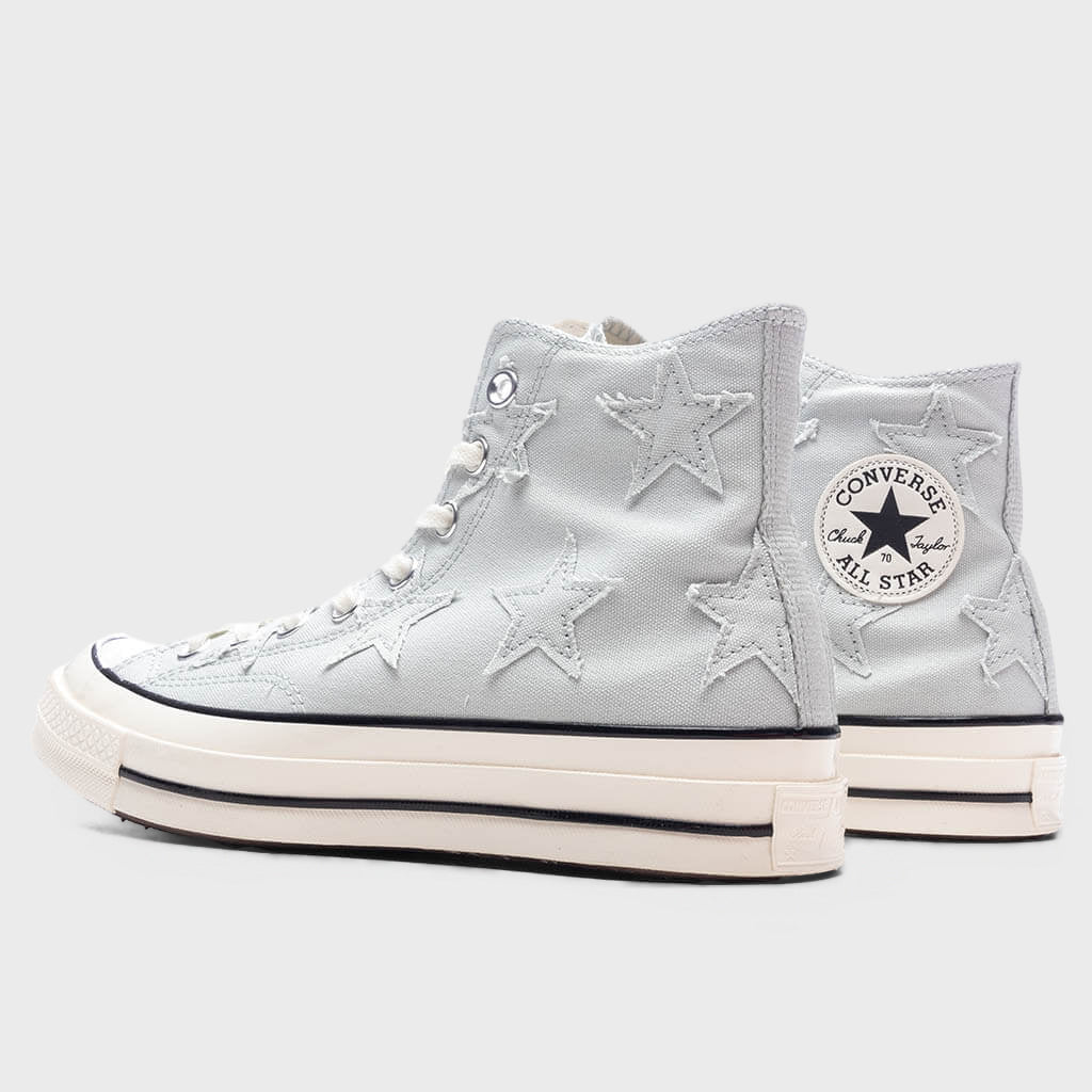 Chuck 70 Hi - Rainwashed Grey/Egret/Black