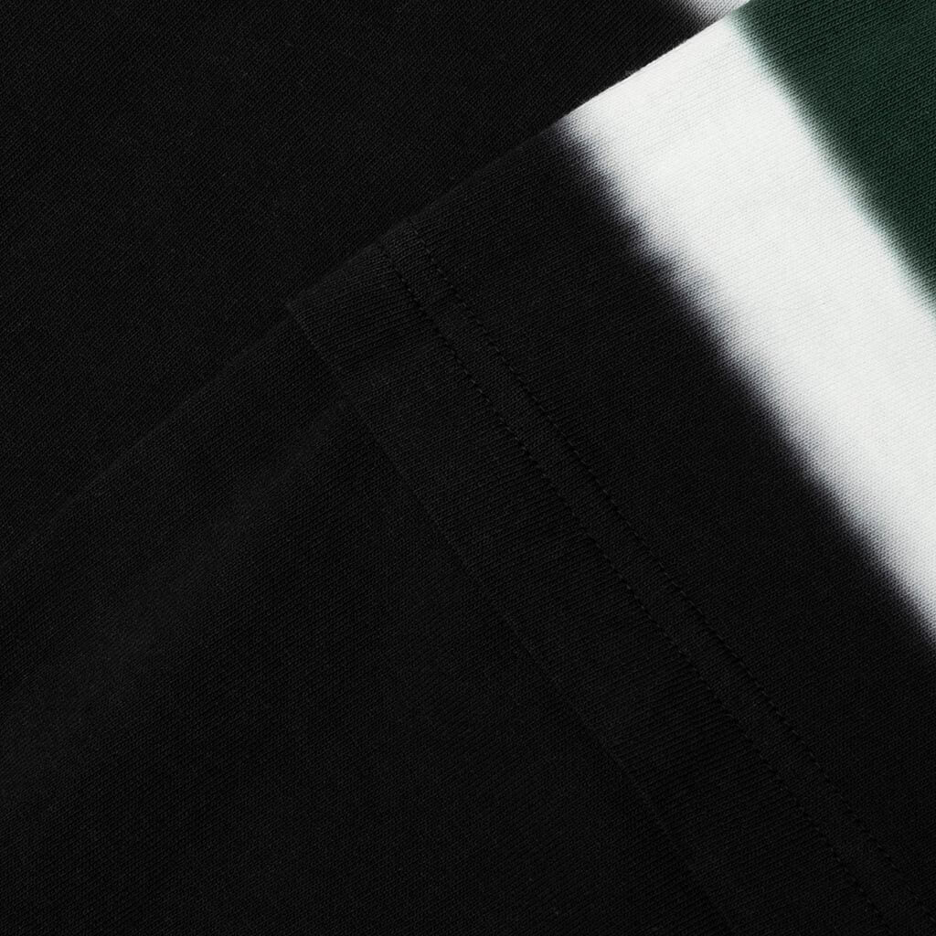 Chusen-Dyed Cotton Jersey L/S T-Shirt - Black/Multi