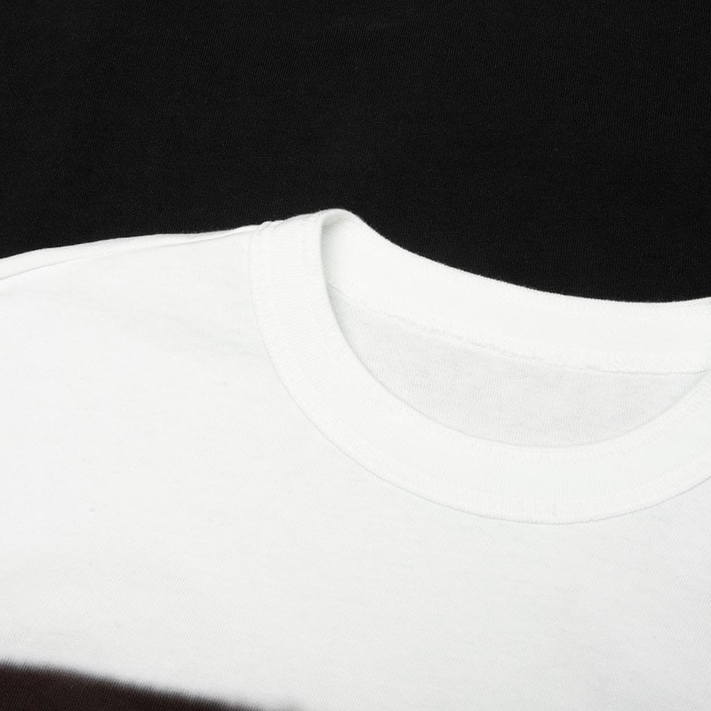 Chusen-Dyed Cotton Jersey L/S T-Shirt - Black/Multi