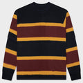 Chusen-Dyed Cotton Jersey L/S T-Shirt - Navy/Multi