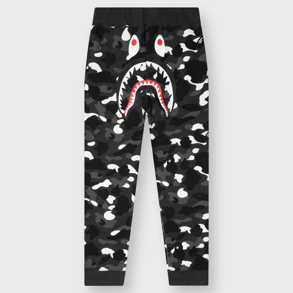 City Camo Shark Sweat Pants - Black