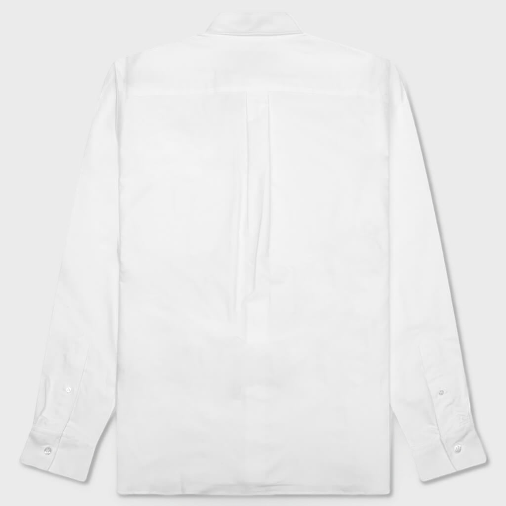 Classic Fit Logo Pocket Shirt - White