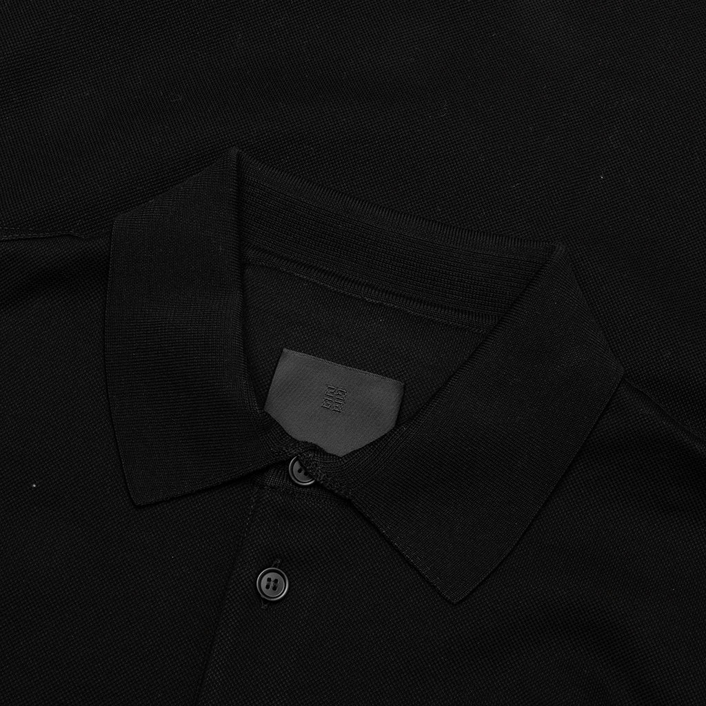 Polo in Cotton With 4G Detail - Black
