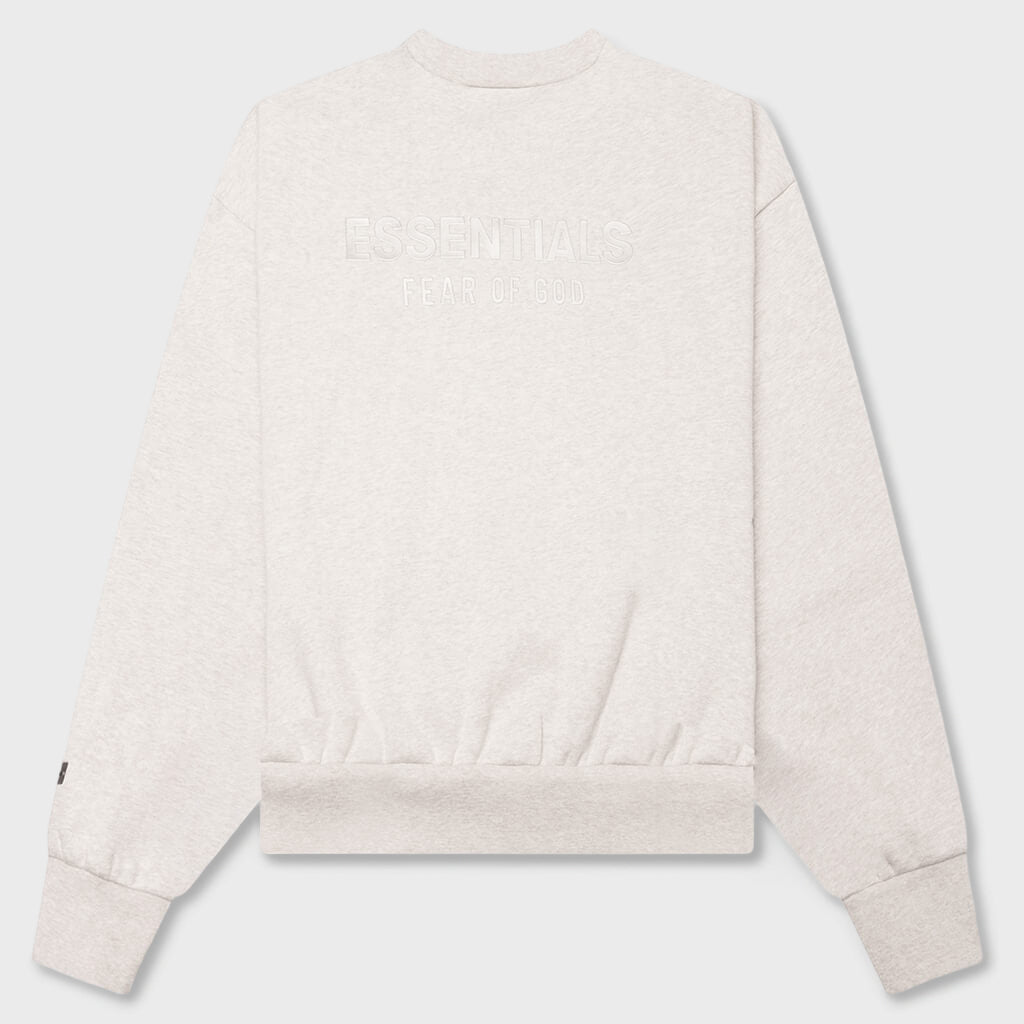 Classic Fleece Crewneck - Heather Stone