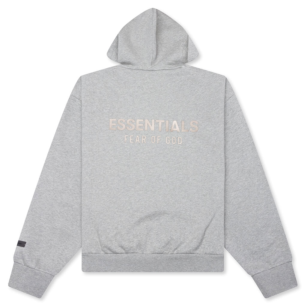 Classic Fleece Zip-Up Hoodie - Concrete Heather