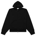 Classic Fleece Zip-Up Hoodie - Jet Black