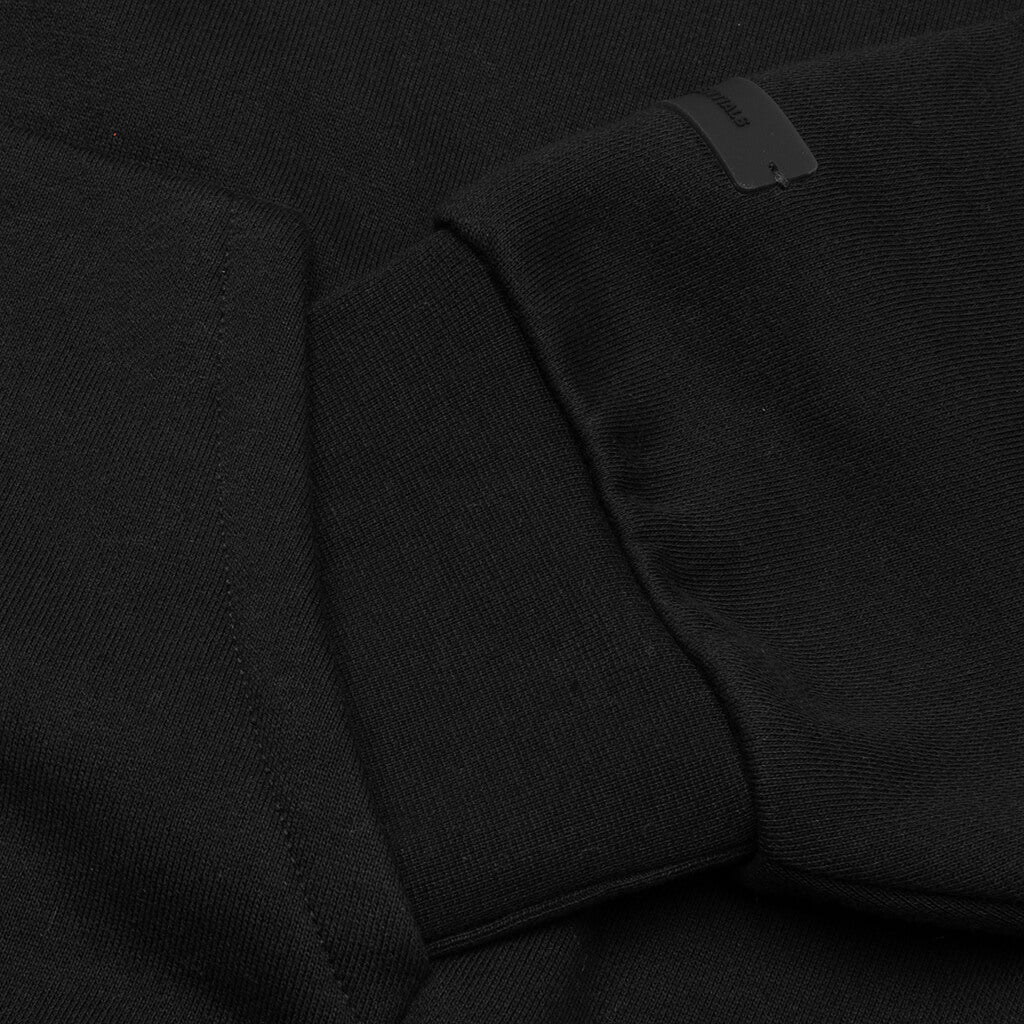 Classic Fleece Zip-Up Hoodie - Jet Black