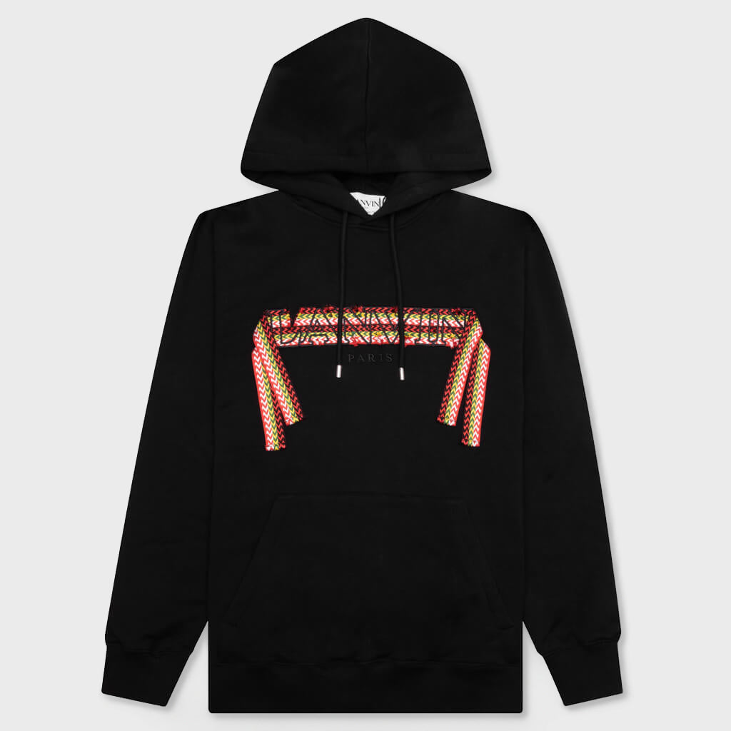 Classic Oversized Curblace Hoodie - Black