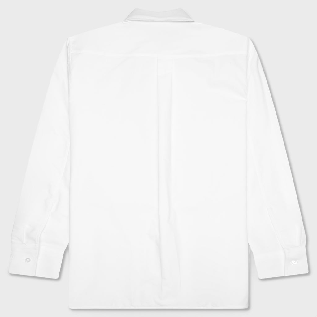 Classic Fit Cotton Oxford Shirt - White